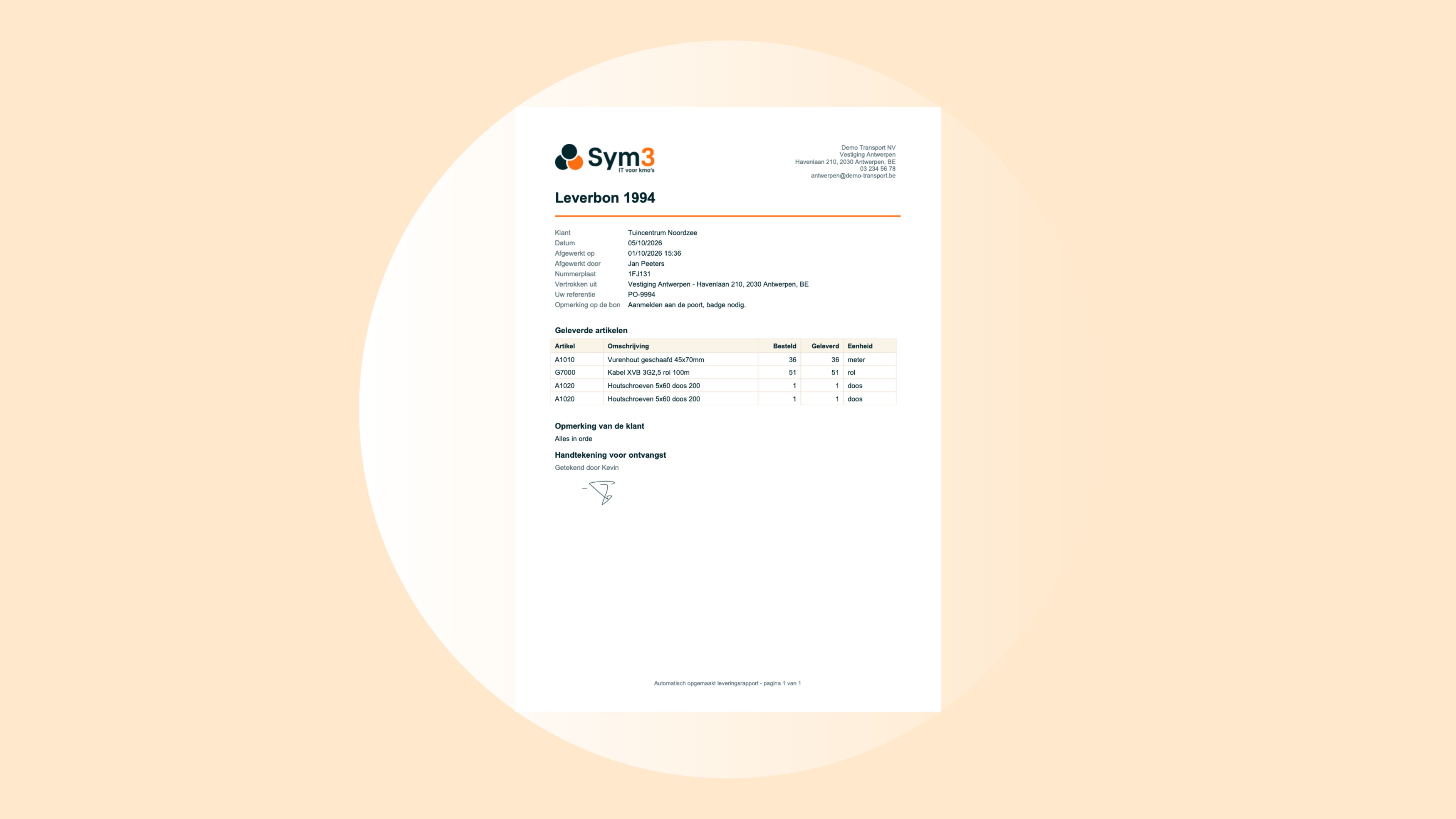 sym3 delivery app